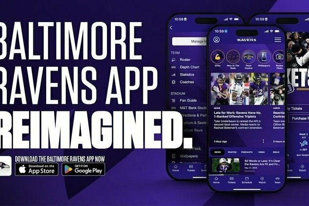 Ravens Launch Reimagined Mobile App