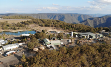 Hillgrove gold project site, showing processing infrastructure and layout.