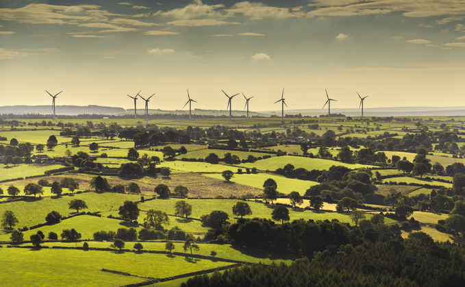 Wind turbines and farmland near Leeds | Credit: iStock