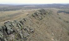 Razorback Ridge, part of Magentite Mines' Razorback project.