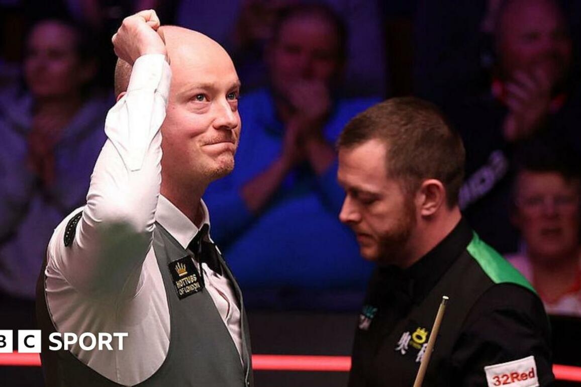 World Snooker Championship- Mark Allen loses despite 147 maximum break at Crucible