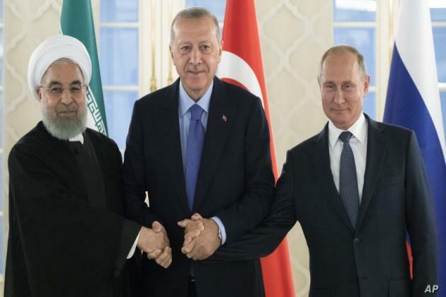 Iranian, Russian, Turkish Presidents Focus on Unity to End Syrian War