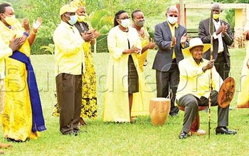 Museveni by'asuubizza ab'e Luweero