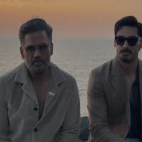 'Border 2' song launch: Suniel Shetty roots for son Ahan, poses with him