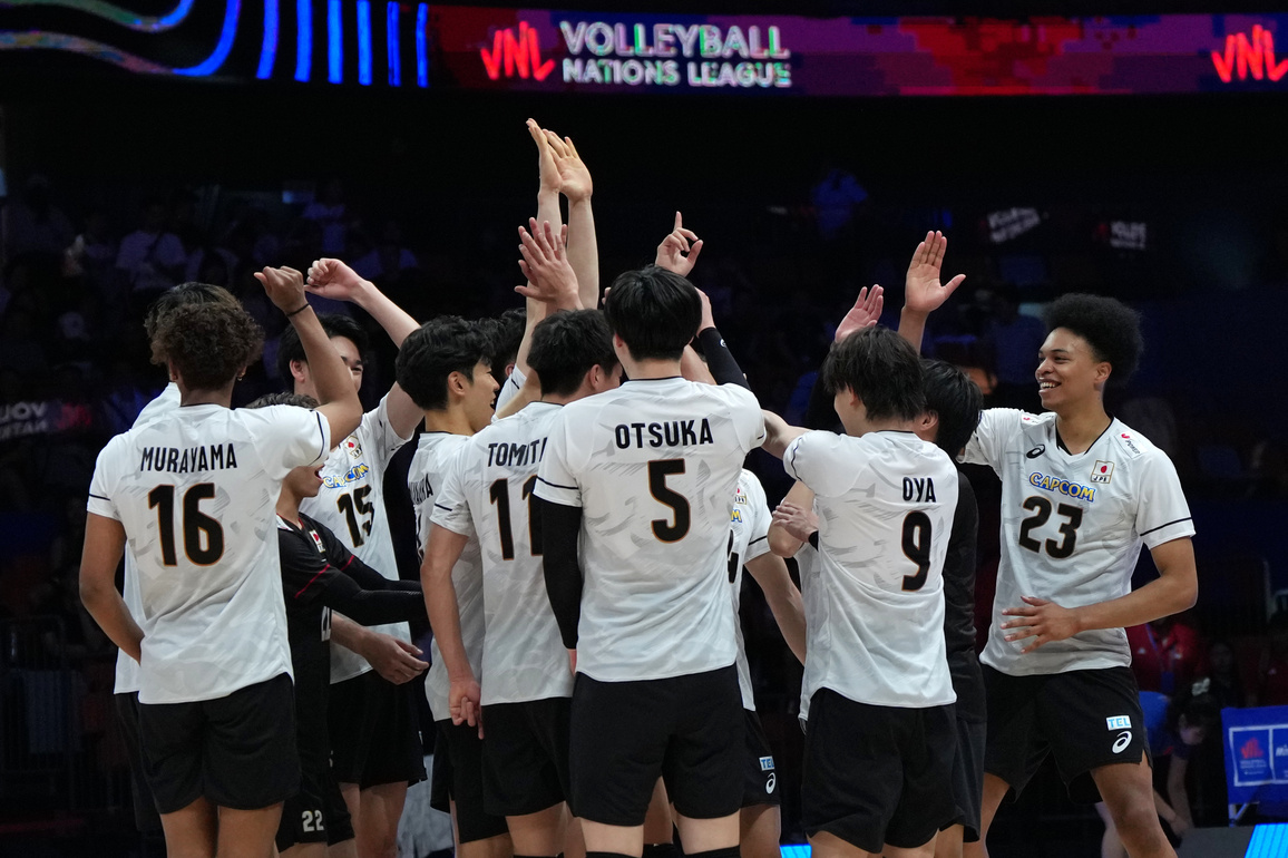 (SP)CHINA-XI'AN-VOLLEYBALL-NATIONS LEAGUE-MEN-CHINA VS JAPAN (CN)