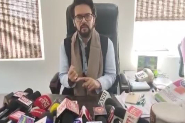 "Congress chief is speaking language of Pakistan": BJP leader Anurag Thakur slams Mallikarjun Kharge
