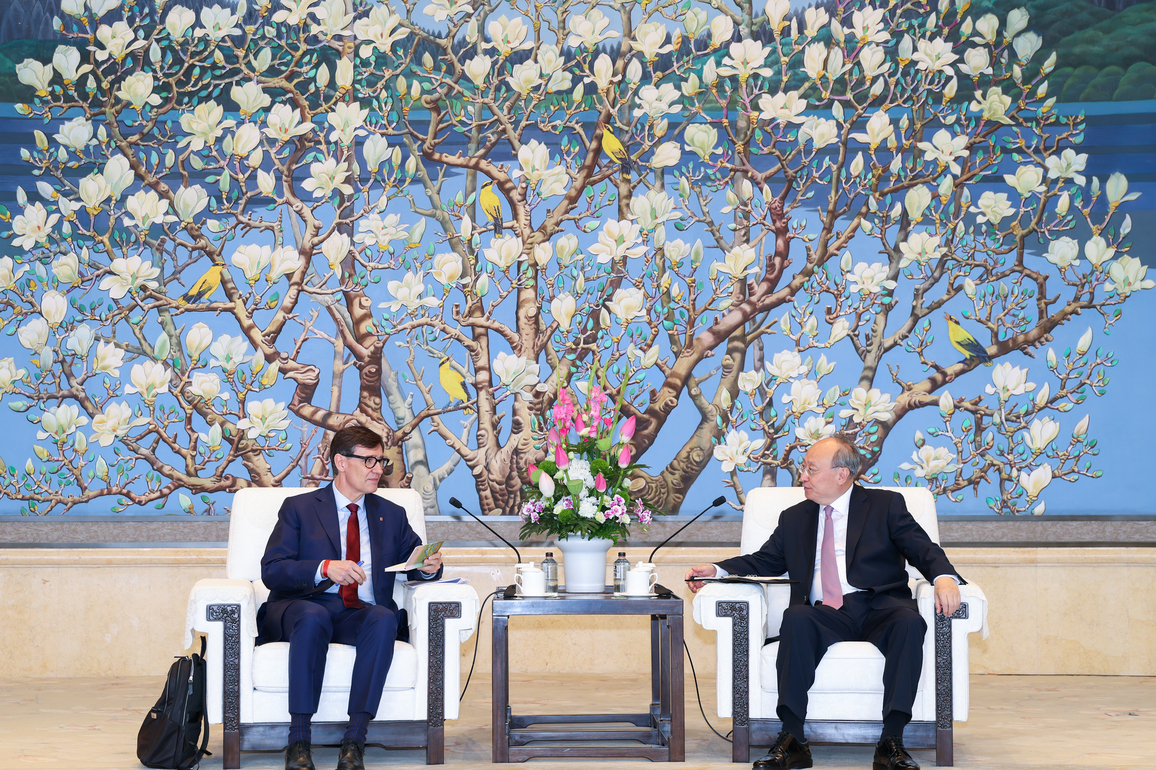 CHINA-BEIJING-YIN LI-SPANISH DELEGATION-MEETING (CN)