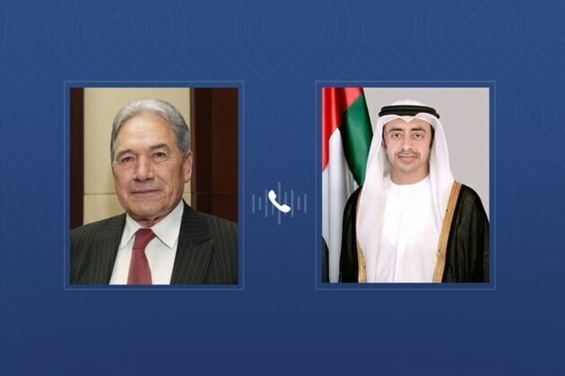 Abdullah bin Zayed, New Zealand FM discuss strengthening cooperation, partnership ties