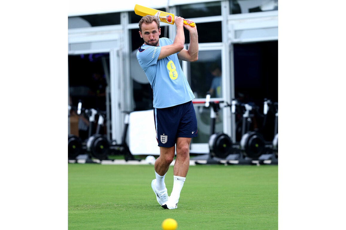 Harry Kane posts cricket photos, says "always ready" for ECB and RCB