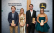  John Deere Australian technician award winners Darcy Miller, Poppy Blohm, Lachlan Corridan and Sarah Lewis. Photo credit: John Deere.