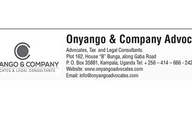 Onyango & Company Advocates Onyango & Company Advocates