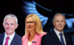EnergyQuest CEO Rick Wilkinson, AEP CEO Samantha McCulloch and Santos CEO Kevin Gallagher