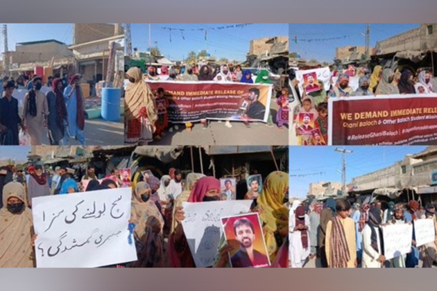 Protests erupt in Nushki over enforced disappearance of political activist Ghani Baloch