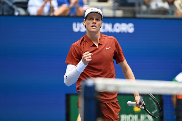 (SP)U.S.-NEW YORK-TENNIS-US OPEN-MEN'S SINGLES-SINNER VS POPYRIN