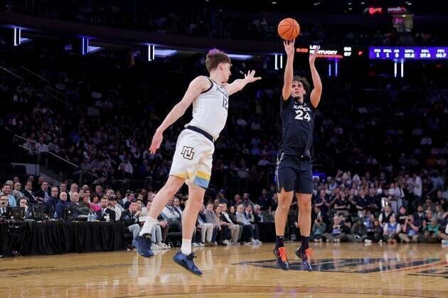 Jovan Milicevic, Xavier advance past Marquette in Big East 10-7 upset