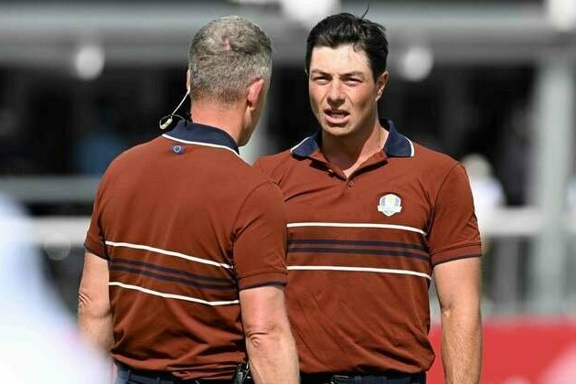 Viktor Hovland (neck) replaced by Tyrrell Hatton in Ryder Cup fourball