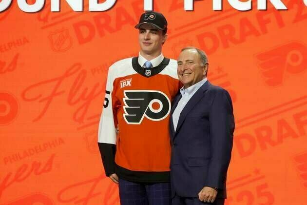 Report: Flyers' top draft pick Porter Martone to play at Michigan St.