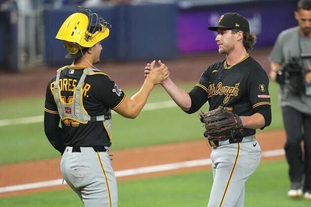 MLB roundup: Pirates' Braxton Ashcraft goes distance, fans 10 Marlins