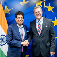 Piyush Goyal holds talks with EU Commissioner Maros Sefcovic on India-EU FTA negotiations