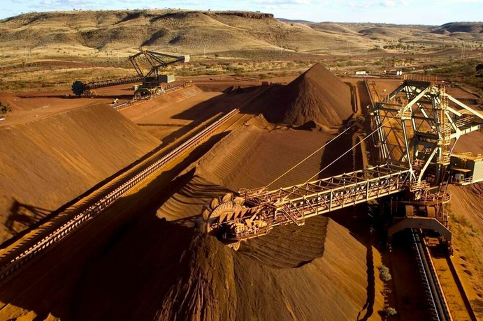 Operação de minério de ferro na Austrália