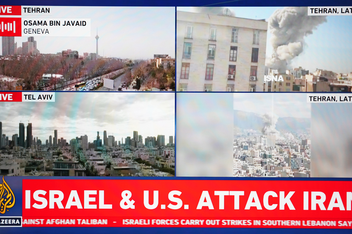 Photo Flash | Joint Israeli-American attacks launched against Iran: Israeli media
