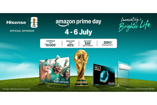 Hisense India Announces Up to 40% Discounts on TVs and Air Conditioners During Amazon Prime Day and Flipkart GOAT Sale