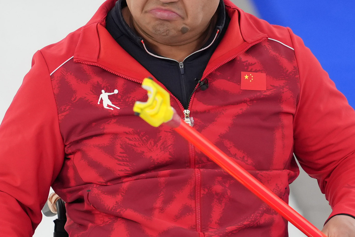 (SP)ITALY-CORTINA D'AMPEZZO-PARALYMPIC WINTER GAMES-WHEELCHAIR CURLING-MIXED TEAM-ROUND ROBIN-CHN VS CAN