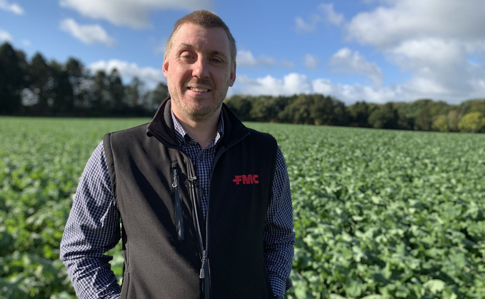 FMC's Chris Bond is advising growers to consider foliar nutrition, and boron in particular, ahead of winter