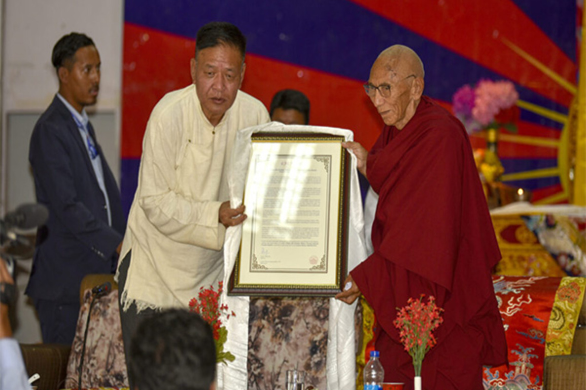 Thiksey Rinpoche donates land for Tibetan refugee resettlement in Ladakh; CTA expresses gratitude