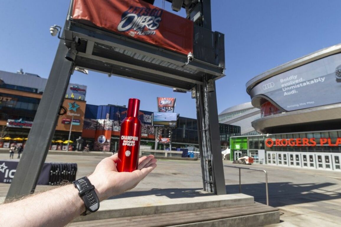 Edmonton Oilers playoff run bottled in special 'Champion Room Spray'
