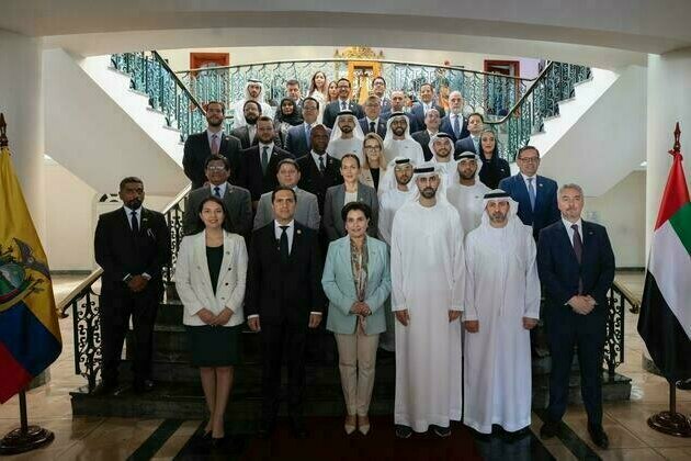 President of Ecuador meets Envoy of UAE's Minister of Foreign Affairs
