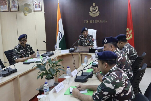 SSB Dir General Sanjay Singh reviews operational preparednees of phase 2 of West Bengal assembly polls