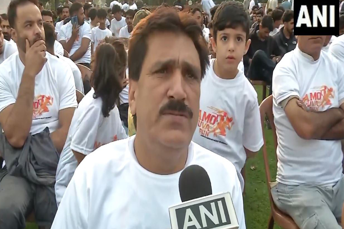 J-K: BJP leader Altaf Thakur says 'Namo Yuva Run' receiving great response