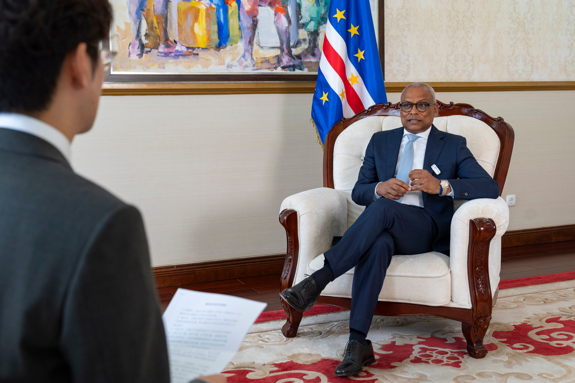 CABO VERDE-PRAIA-PRESIDENT-INTERVIEW