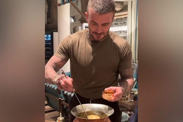 David Beckham prepares 'daal ki chaat', shares pictures from his recent India visit