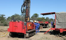 A drilling rig at Letlhakane. Credit: Lotus Resources
