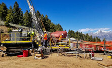  Core drilling at the Emipire mine