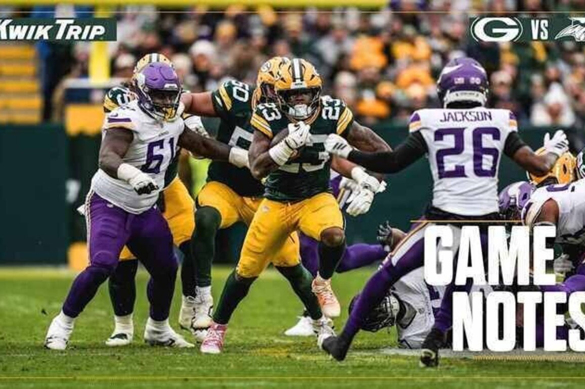 Game notes: Emanuel Wilson seizes the moment vs. Vikings