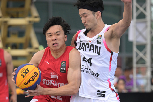 (SP)SINGAPORE-BASKETBALL-FIBA ASIA CUP 3X3-MEN-JAPAN VS SINGAPORE