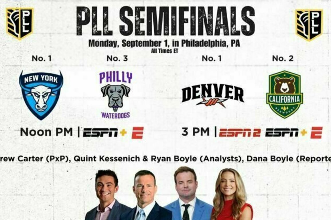 ESPN Exclusively Presents Premier Lacrosse League Semifinals, Live from Philadelphia