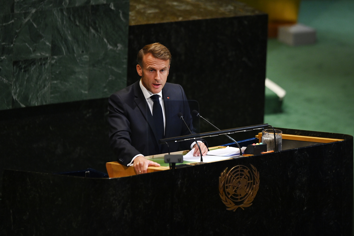 UN-NEW YORK-FRANCE-STATE OF PALESTINE-RECOGNITION
