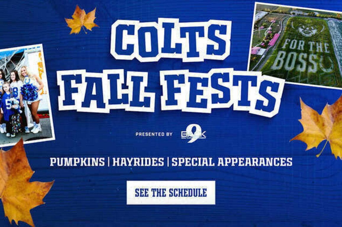 Colts announce new 'Fall Fest' activities at two local farms