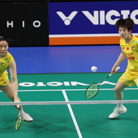 (SP)AUSTRALIA-SYDNEY-BADMINTON-AUSTRALIAN OPEN-WOMEN'S DOUBLES