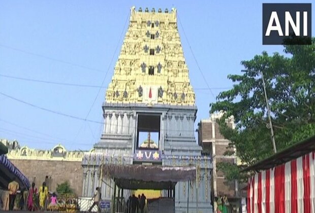 Andhra Pradesh: Lakhs of devotees visit Lord Varaha Lakshmi Narasimha Swami deity during Chandanotsvam