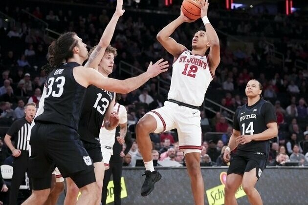 St. John's never trails in quarterfinal win vs. Butler
