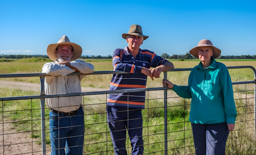 (L-R): Paul Anderton, Alistair Donaldson and Noni Wells from the Mullaley Gas & Pipeline Accord