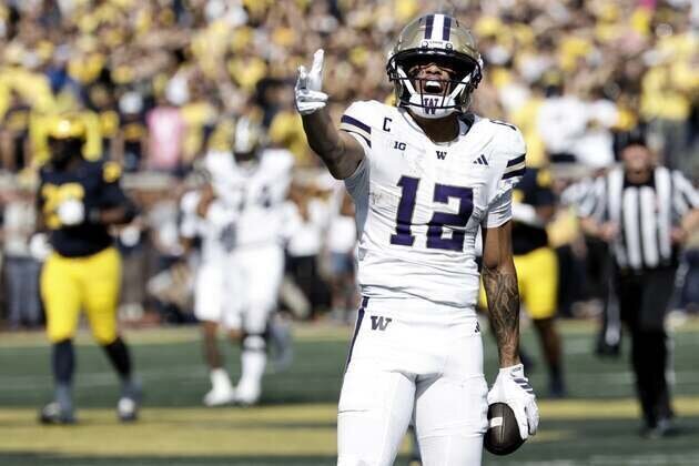 Washington WR Denzel Boston entering NFL draft