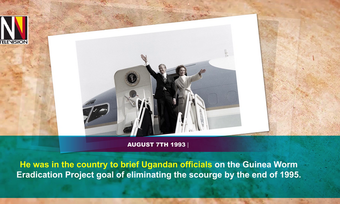 📽️Today In History: Former US President ends visit in Uganda 📽️Today In History: Former US President ends visit in Uganda