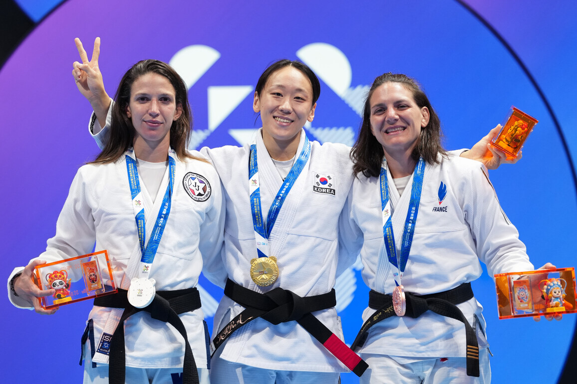 (SP)CHINA-CHENGDU-THE WORLD GAMES 2025-JU-JITSU-WOMEN'S -63KG NEWAZA-FINALS (CN)