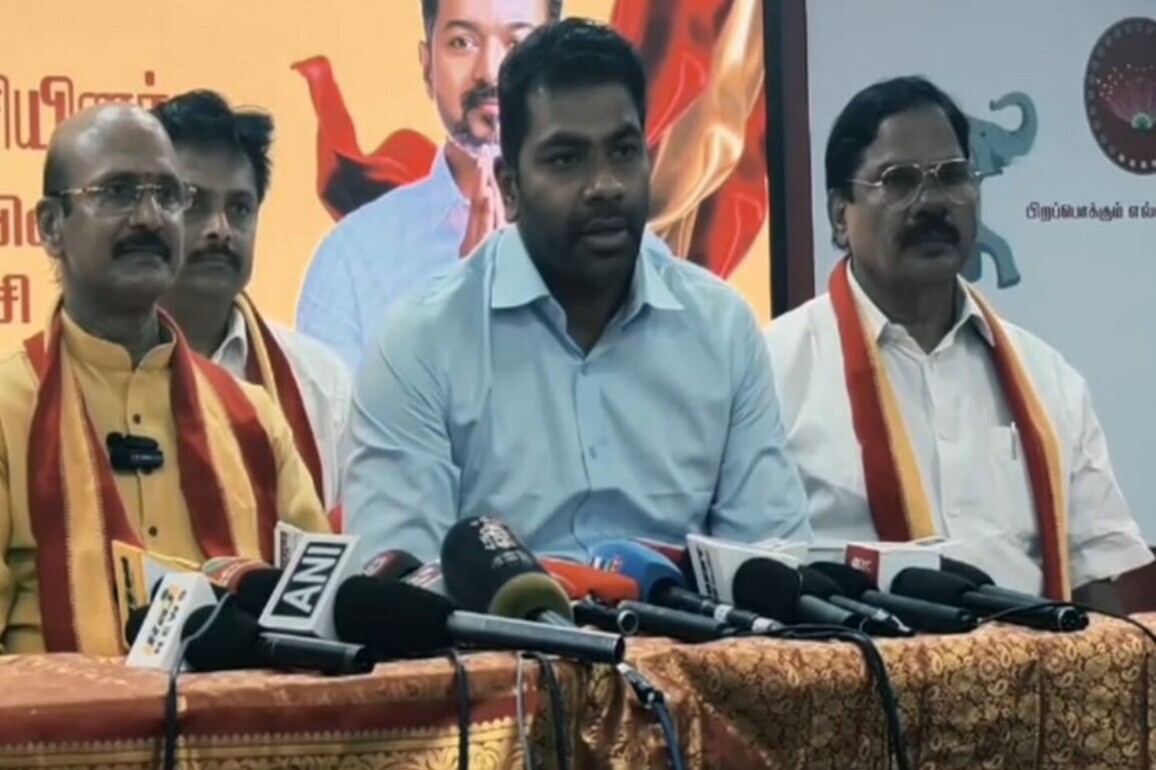 TVK leader Aadhav Arjuna slams DMK for increased crime rate in Tamil Nadu, calls it "corrupt" ahead of polls